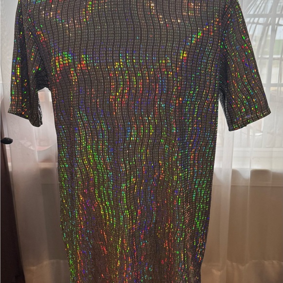 Holographic Sequin Dress - Picture 2 of 5